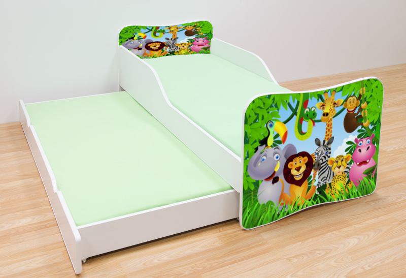 Becks posteľ s výsuvným lôžkom Madagaskar